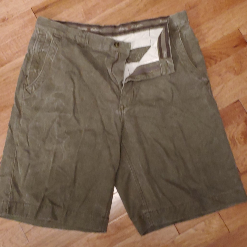 Tommy Bahama Men's Khaki Silk Blend Shorts, 34